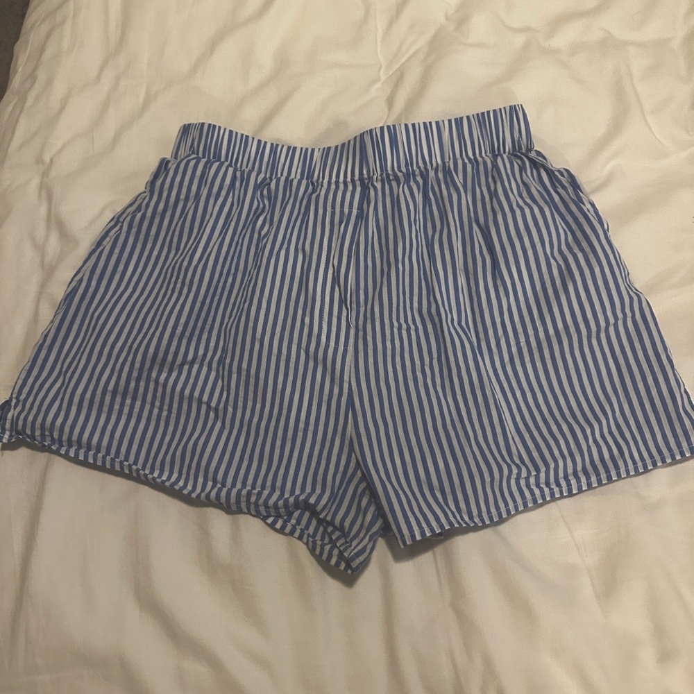 Daily Drills poplin stripped boxer shorts